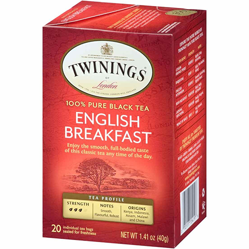 TWININGS - BLACK TEA - (English Breakfast) - 20bags