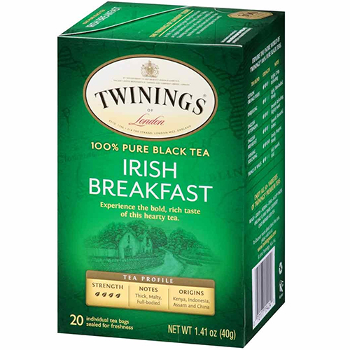 TWININGS - BLACK TEA - (IRISH Breakfast) - 20bags