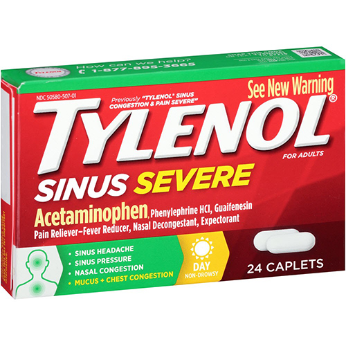 TYLENOL - (Sinus Severs) - 24TABLETS