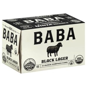 UINTA - BABA BLACK LAGER- (Can) - 12oz(6PK)