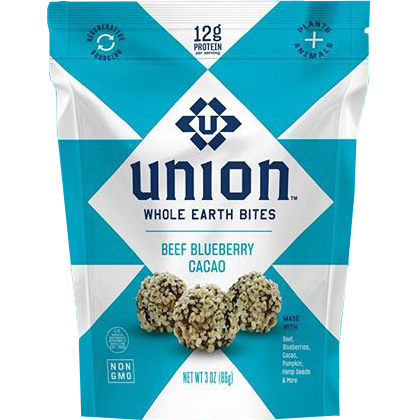 UNION - WHOLE EARTH BITES - (Beef Blueberry Cacao) - 3oz