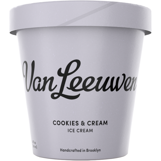 VAN LEEUWEN - (Cookie & Cream) - 14oz
