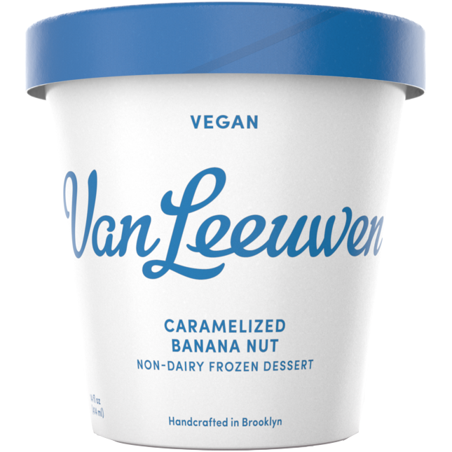 VAN LEEUWEN - VEGAN - (Caramelized Banana Nut) - 14oz