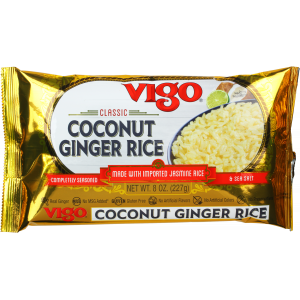 VIGO - COCONUT GINGER RICE - NON GMO - GLUTEN FREE - 8oz