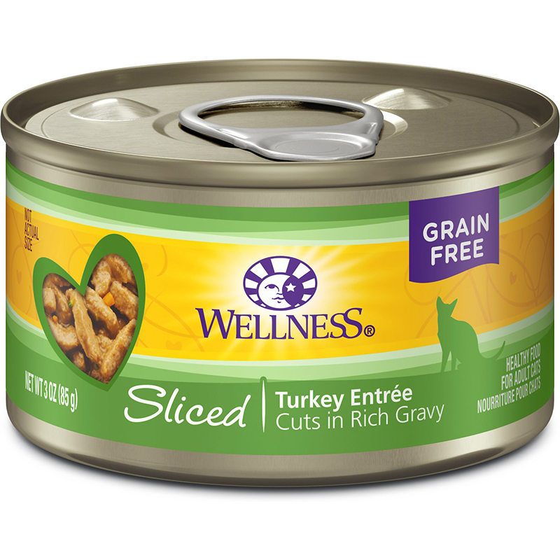 WELLNESS - HEALTHY FOOD FOR ADULT CATS - (Turkey Entree) - 3oz