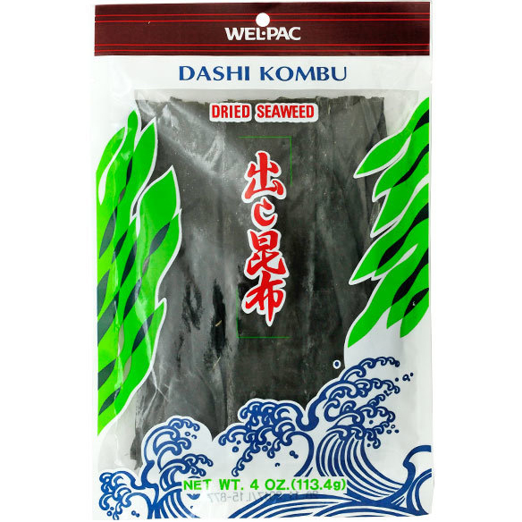 WEL·PAC - DASHI KOMBU - (Dried Seasweed) - 4oz