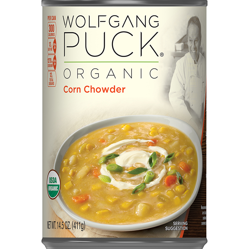 WOLFGANG PUCK - ORGANIC SOUP - (Corn Chowder) - 14.5oz