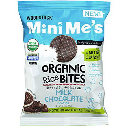 WOODSTOCK - MINI ME'S ORGANIC RICE BITES - (Milk Chocolate) - 2.1oz