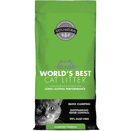 WORLD'S BEST - CAT LITTER - (Clumping Formula) - 28lb