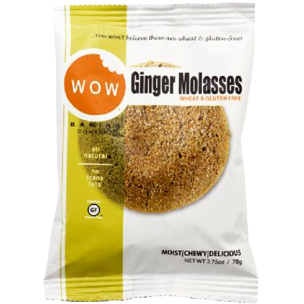 WOW - WHEAT & GLUTEN FREE COOKIE - NON GMO - GLUTEN FREE - (Ginger Molasses) - 2.75