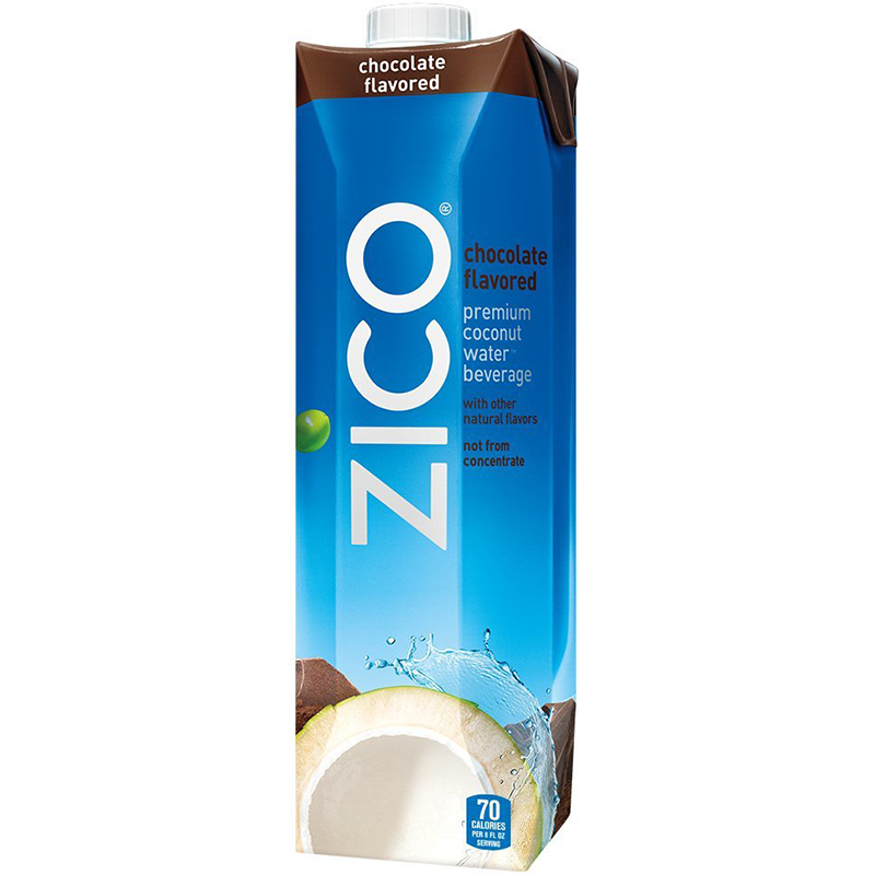 ZICO - 100% COCONUT WATER - NON GMO - GLUTEN FREE - (Chocolate) - 33.8oz