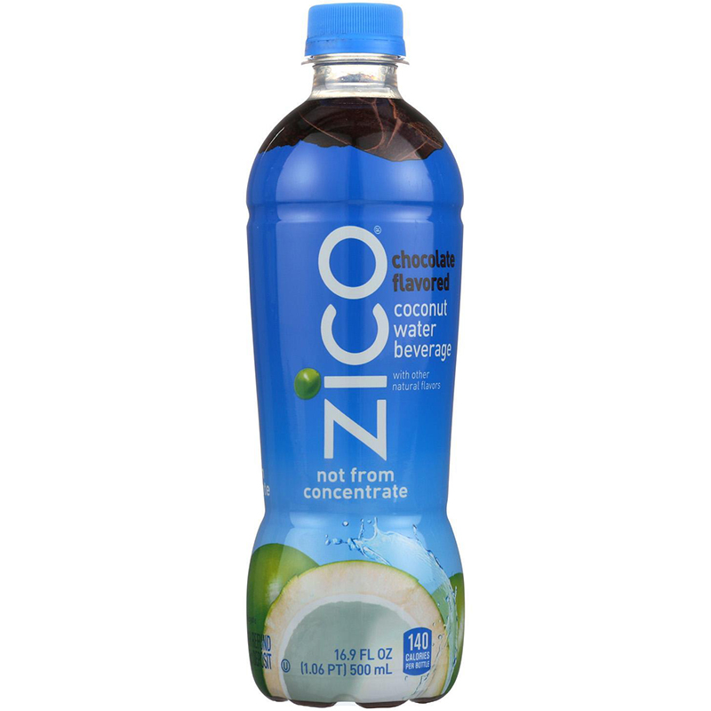ZICO - 100% COCONUT WATER - NON GMO - GLUTEN FREE - (Chocolate) - 16.9oz	