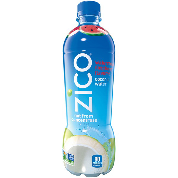ZICO - 100% COCONUT WATER - NON GMO - GLUTEN FREE - (Watermelon Raspberry) - 16.9oz